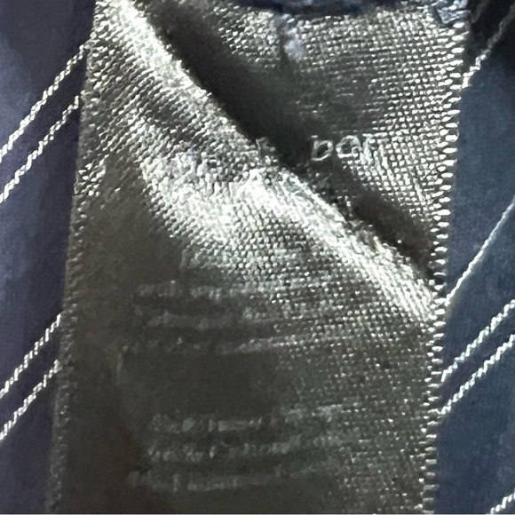 Rag & Bone Simone Navy Blue Twill Pinstriped Trouser Pants Women’s 8 - Picture 12 of 13